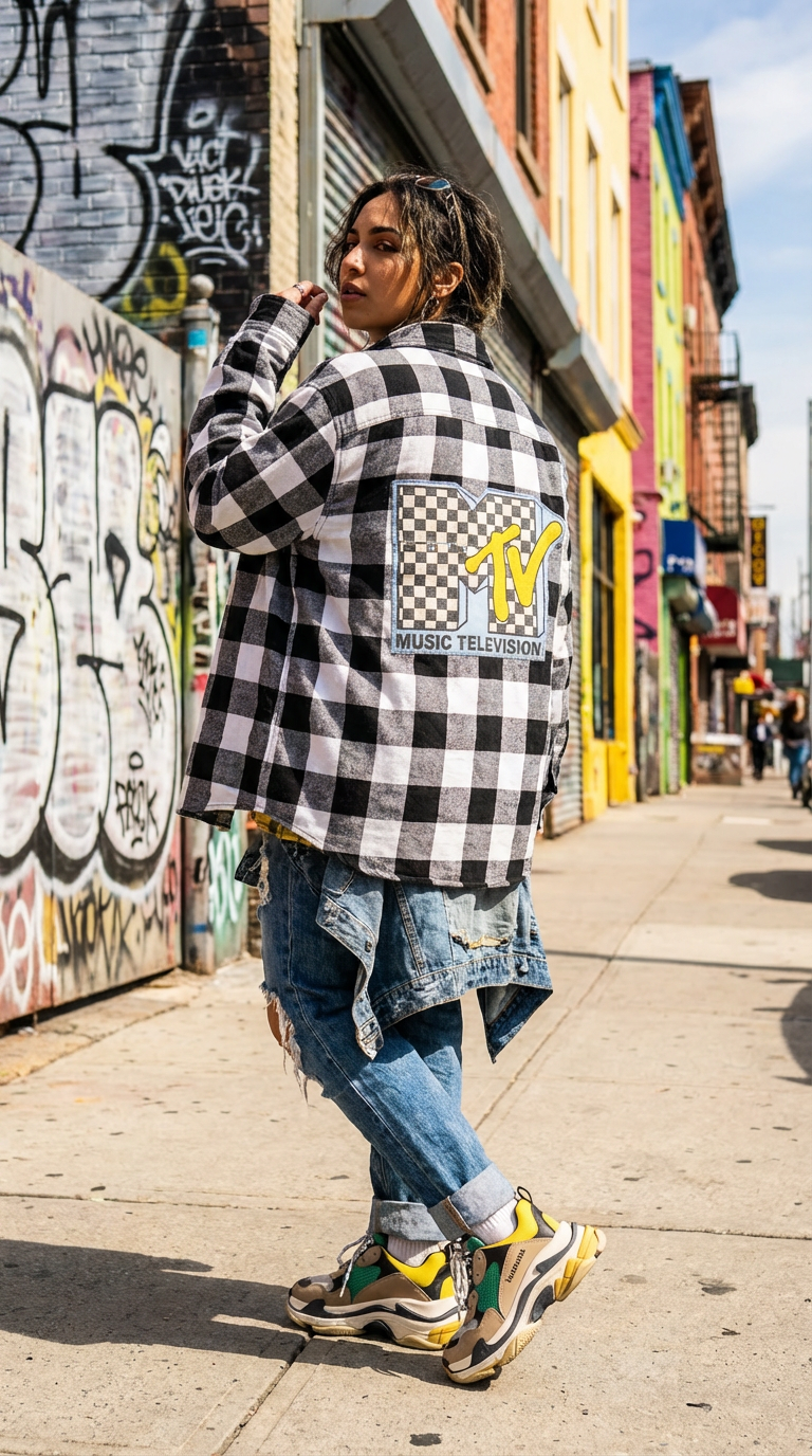 MTV Checker Flannel